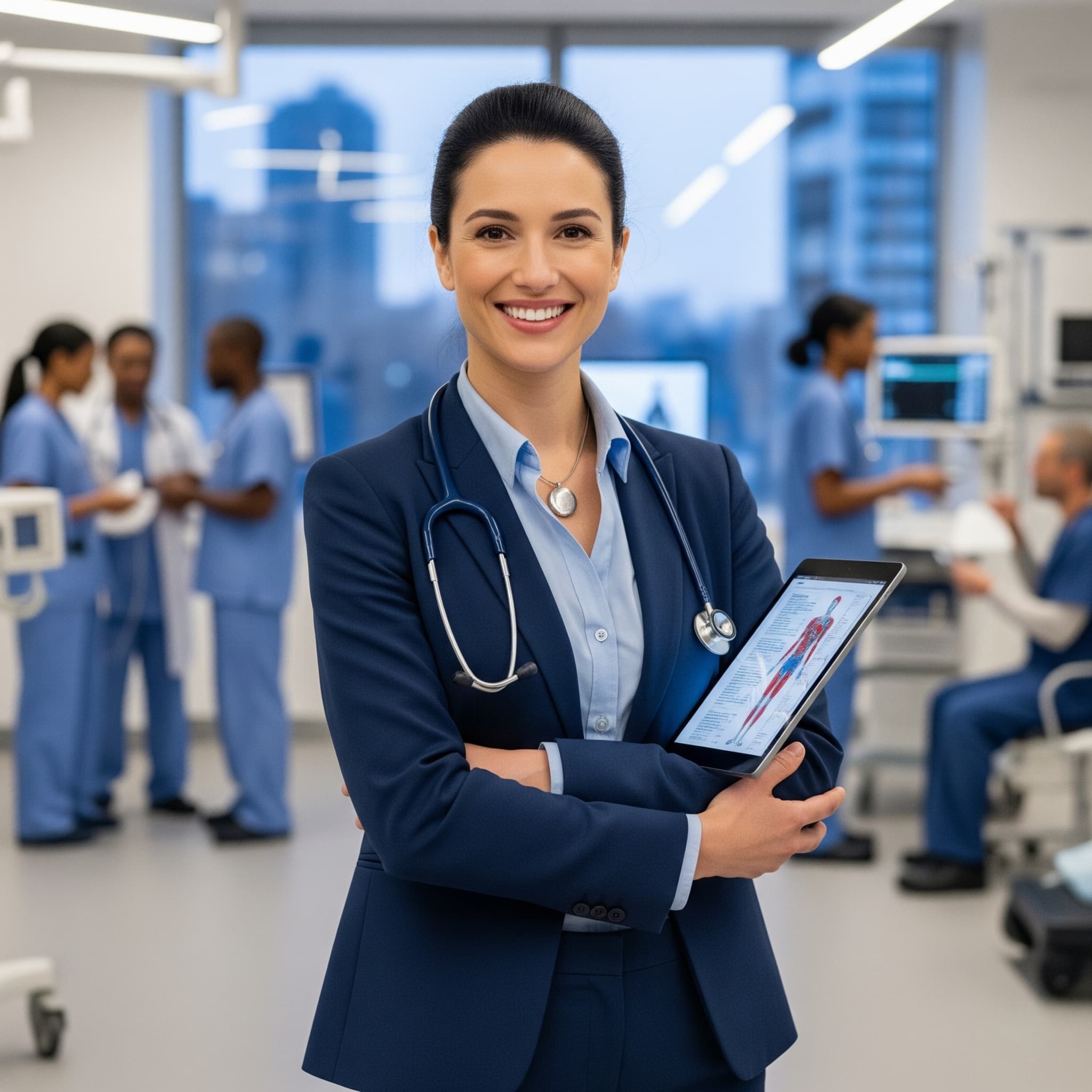 Successful healthcare professional